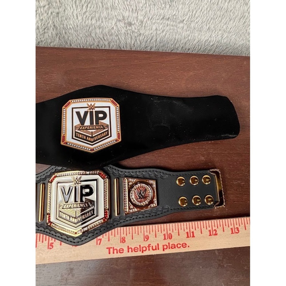 WWE VIP Experience 10th Anniversary 2023 Limited Edition Mini Replica Belt - Picture 12 of 12